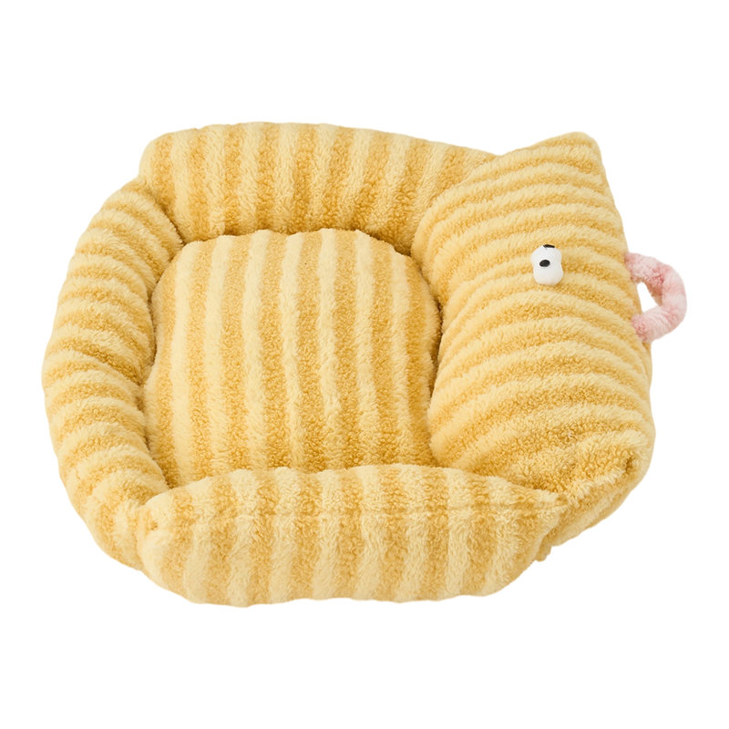 Fleece Pet Bed, Yellow