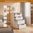 3-in-1 Compact Vanity Desk With Led Lighted Mirror, Drawers, And Storage Stool – Convertible Makeup Table, Nightstand & Working Desk For Small Spaces