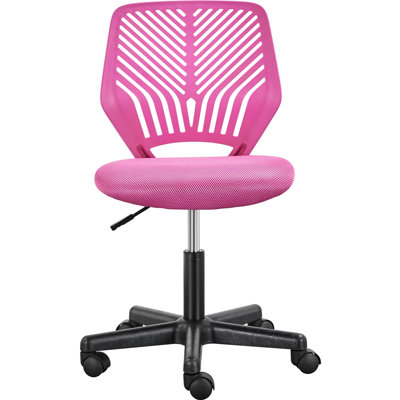 color Mid-Back Armless Mesh Padded Swivel Task Office Chair