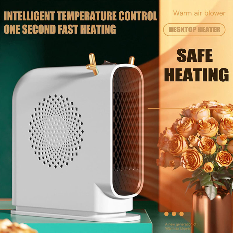 Portable Space Heater With Thermostat, Space Heater, Safe And Quiet