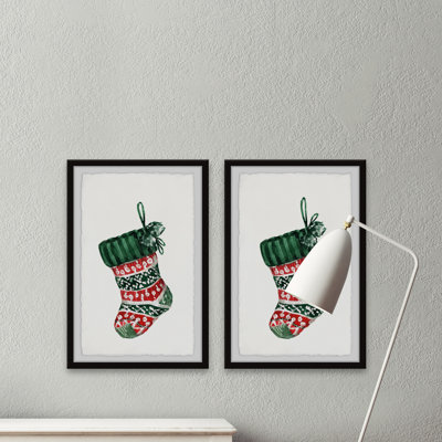 «The Socks Are Hang Diptych»