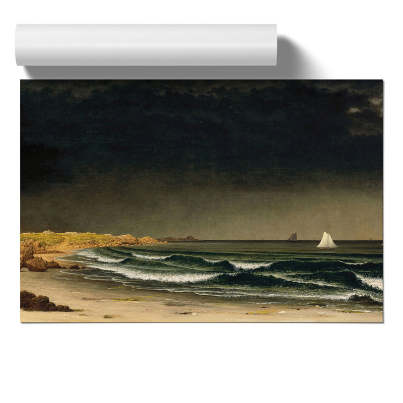 Approaching Storm by Martin Johnson Heade - No Frame Print, 42cm H x 59cm W x 0.1cm D