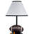 15" Tall Polyresin Accent Table Lamp