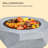 Octagon Smokeless Fire Pit with Lid
