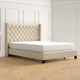 Kaster Upholstered Wingback Bed