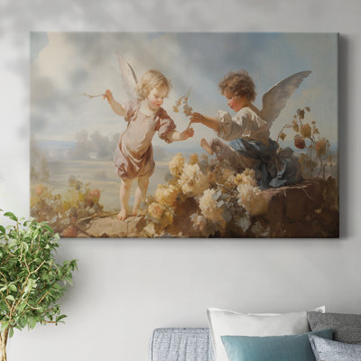 Angel X - Toile tendue avec châssis Premium - Prêt à accrocher