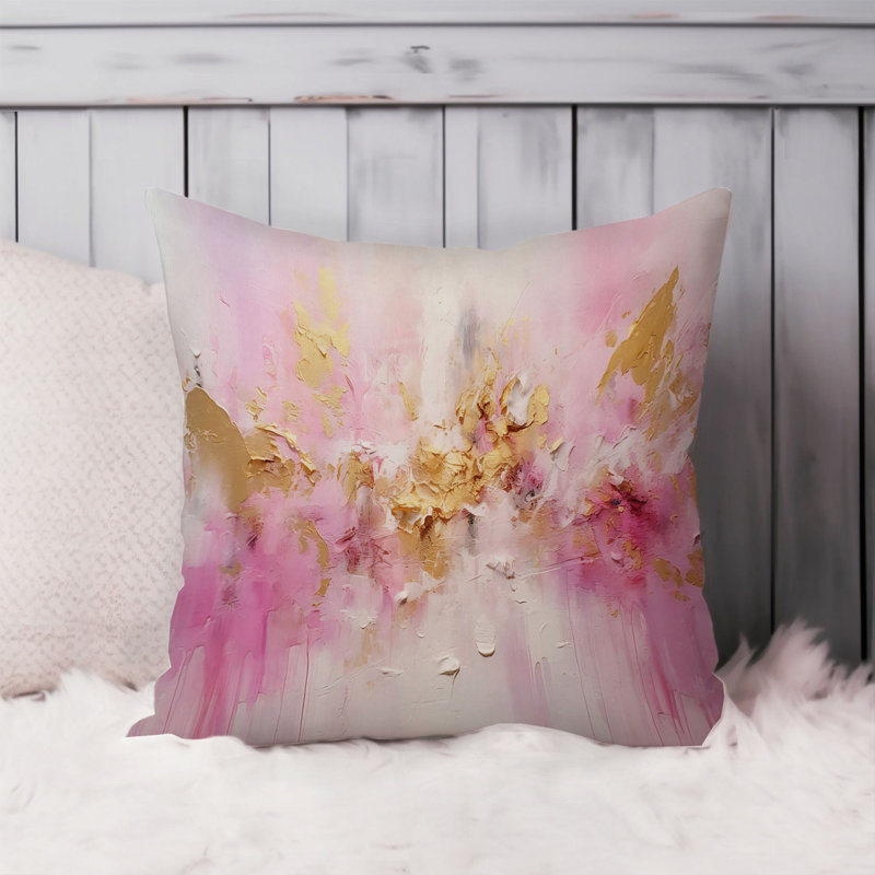 Abstract Pillow Cover, 16"H x 16"W