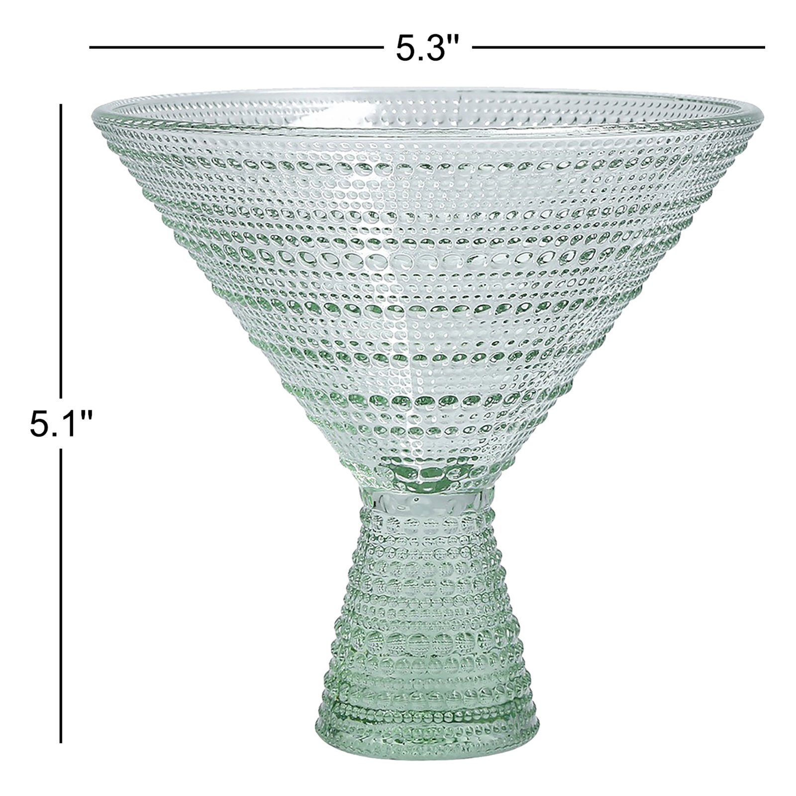 Jupiter Martini Glass, Sage