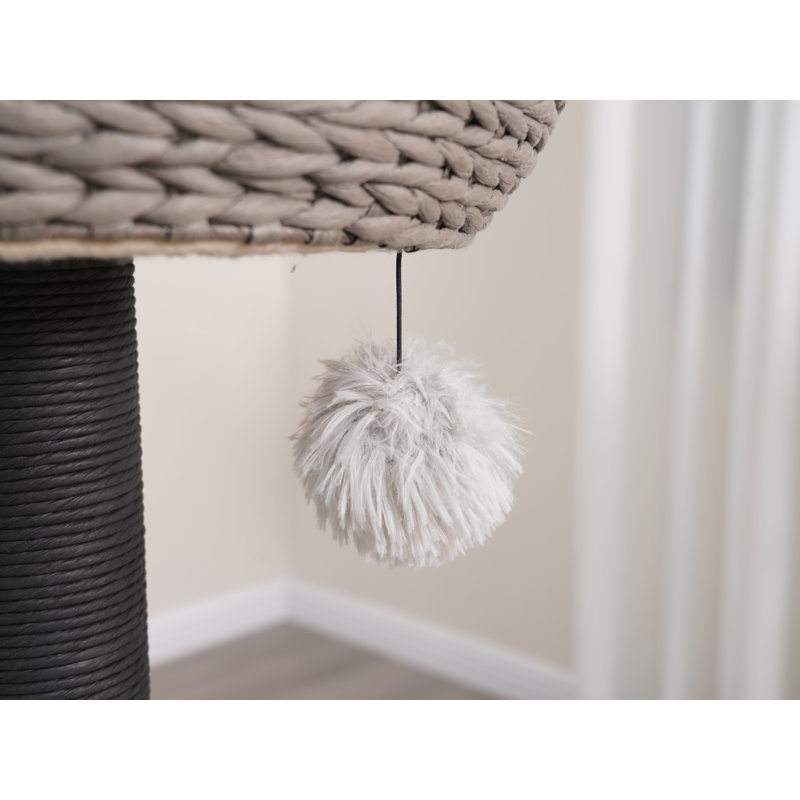 PetPals 50" Handwoven Cat Tree with 3 Levels