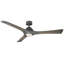 72" Woody 3 - Blade Outdoor Smart Propeller Ceiling Fan with Light Kit Included-100708472-100708470-48482666