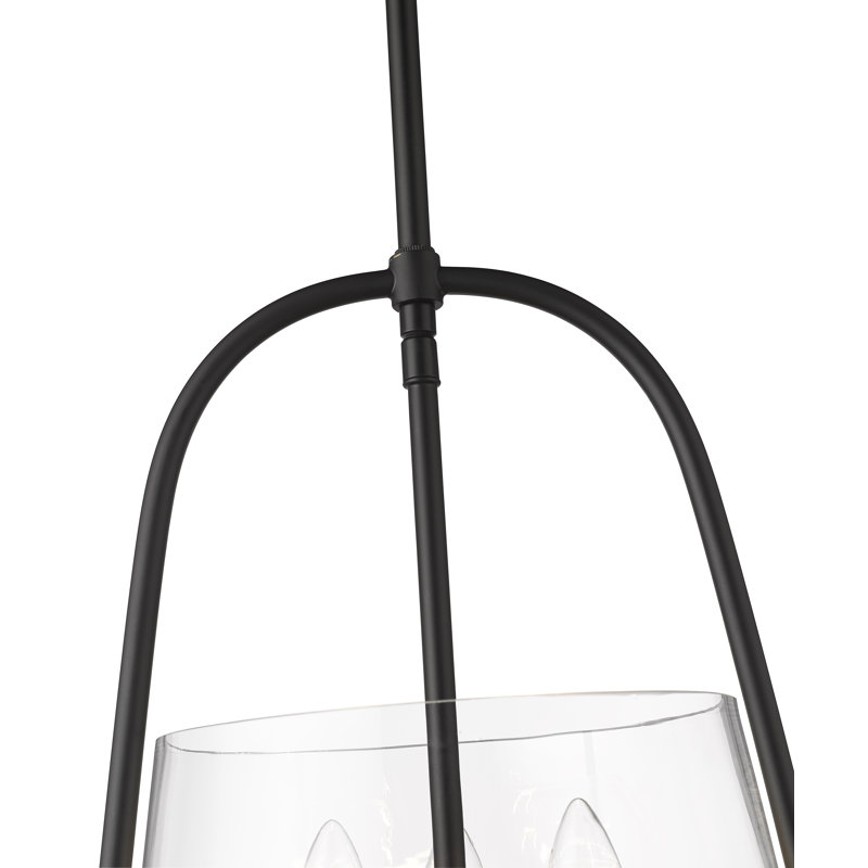 Luminaire suspendu 3 lumières Berardi, Noir mat