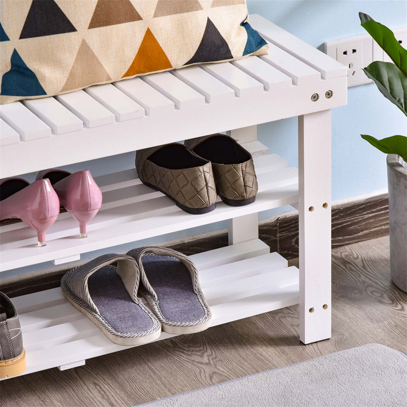 8 Pair Shoe Storage Bench
