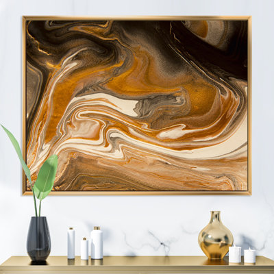 " Nature Marble In Earth Tonesth Brown Color Stains "