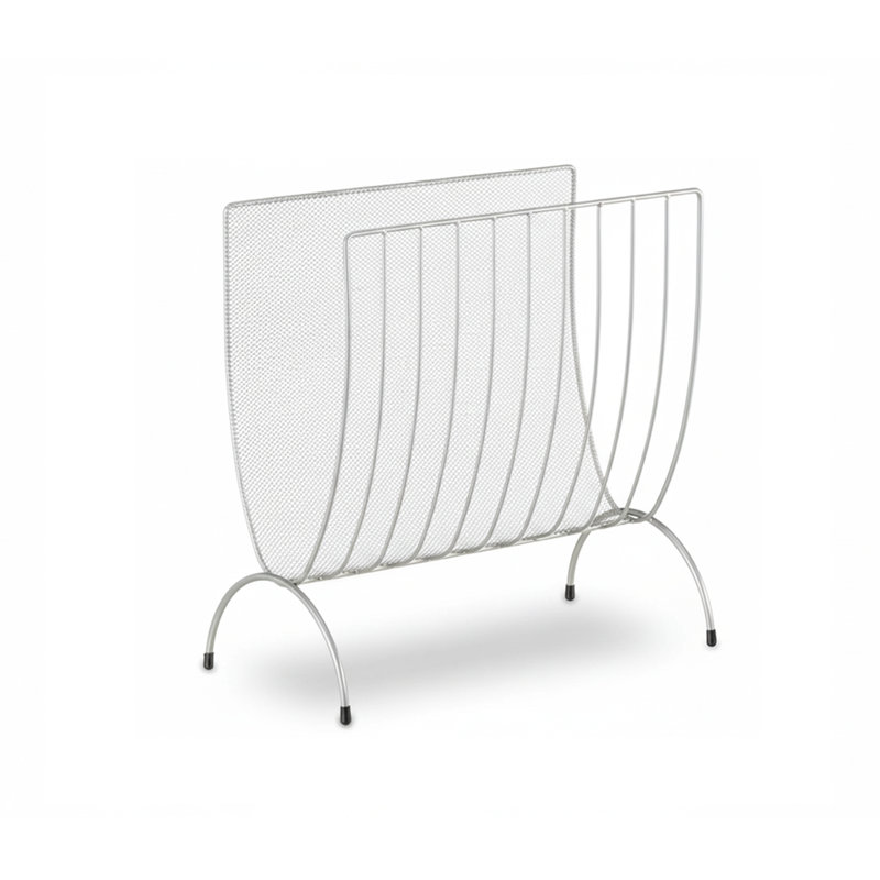 Metal Free Standing Magazine Rack