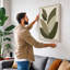 Clustered Leaves Botanical - Wrapped Canvas-23146712-23146715