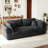 Solid Wood Frame Upholstered Loveseat with Toss Pillows -192051651