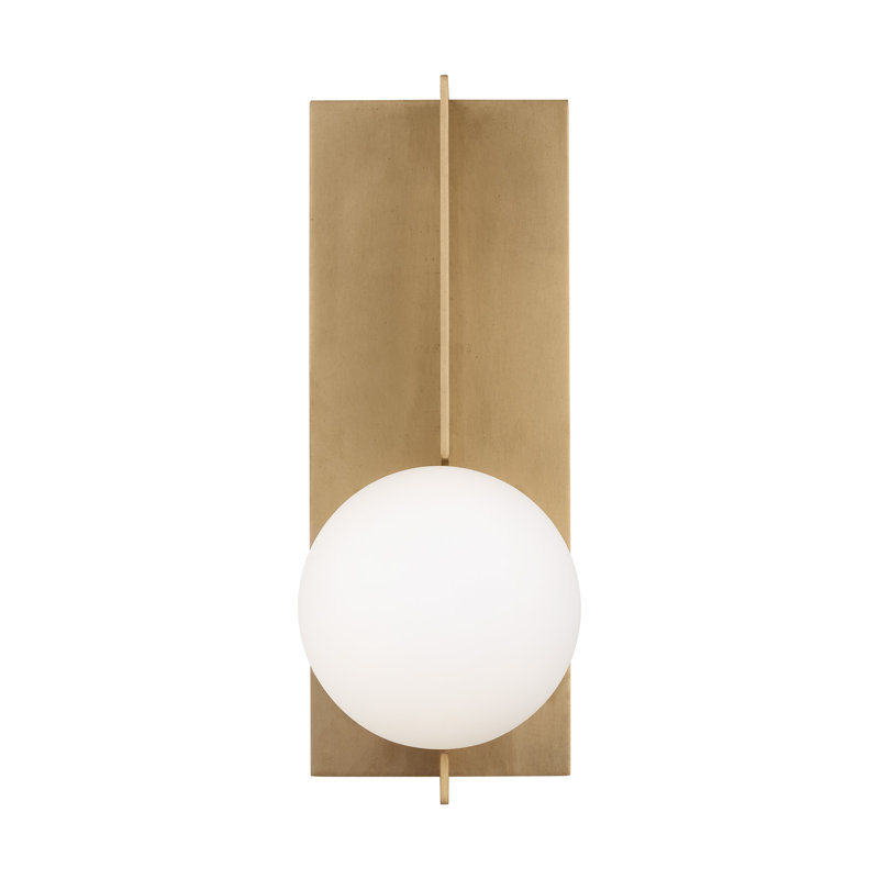 Orbel 1 - Light Corner Wall Light, Yes, Natural Brass