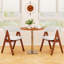 Fauteuils de cuisine rembourrés avec siège rembourré Mid-Century-52564017-52564019