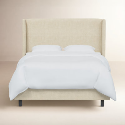 Tilly Upholstered Wingback Bed