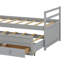  Lit de jour simple en bois avec 3 tiroirs de rangement, lit gigogne Makemson-1074629660