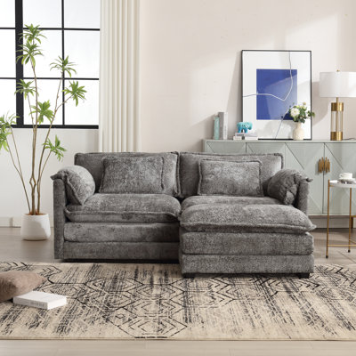 Aidon 2 Seater Chenille Sofa