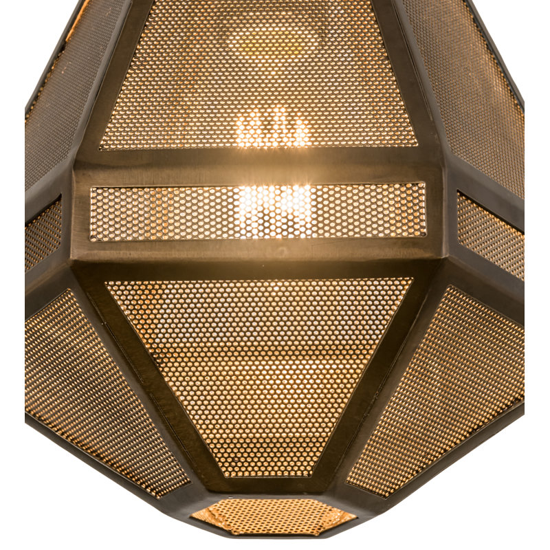 Luminaire suspendu géométrique 1 lumières simple Headingley