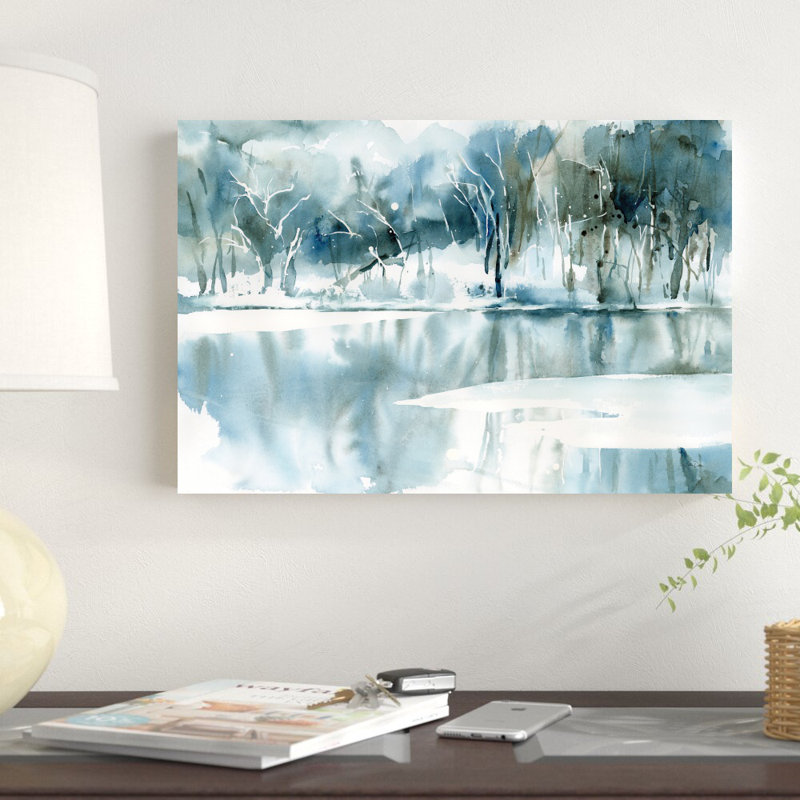 «Blue Reflections» par Katrina Pete - impression, H 12 po x l 18 po