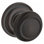 Traditional Single Dummy Door Knob with Traditional Round Rose