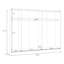 2 Door Manufactured Wood Wardrobe