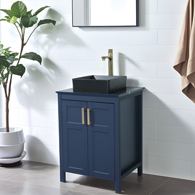 24'' Single Bathroom Vanity With Ceramic Top