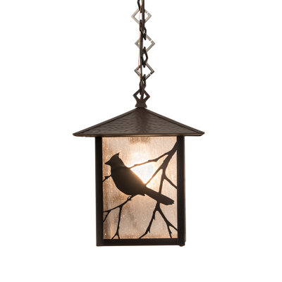 Luminaire suspendu rectangulaire 1 lumières lanterne Villagomez