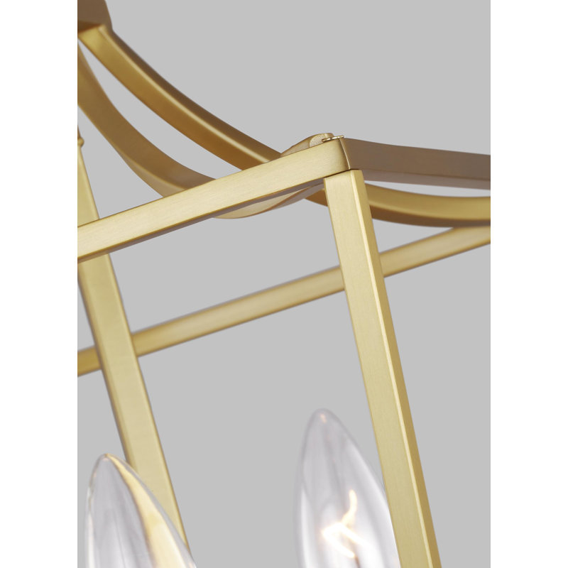 Southold 3 - Light Chandelier, Burnished Brass