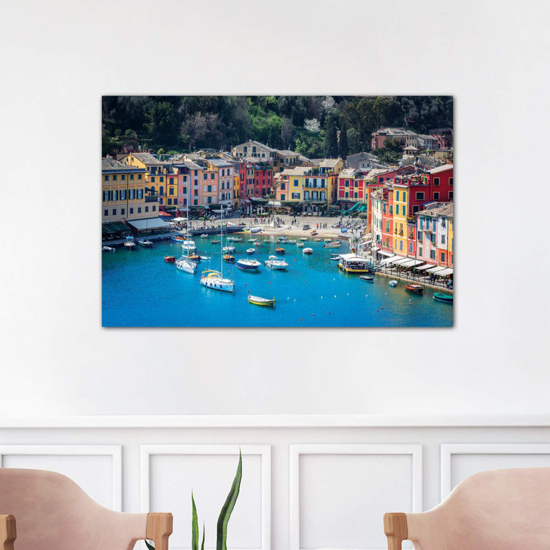 Portofino by Marco Carmassi - No Frame Print on Canvas, 152.5 cm H x 101.5 cm W
