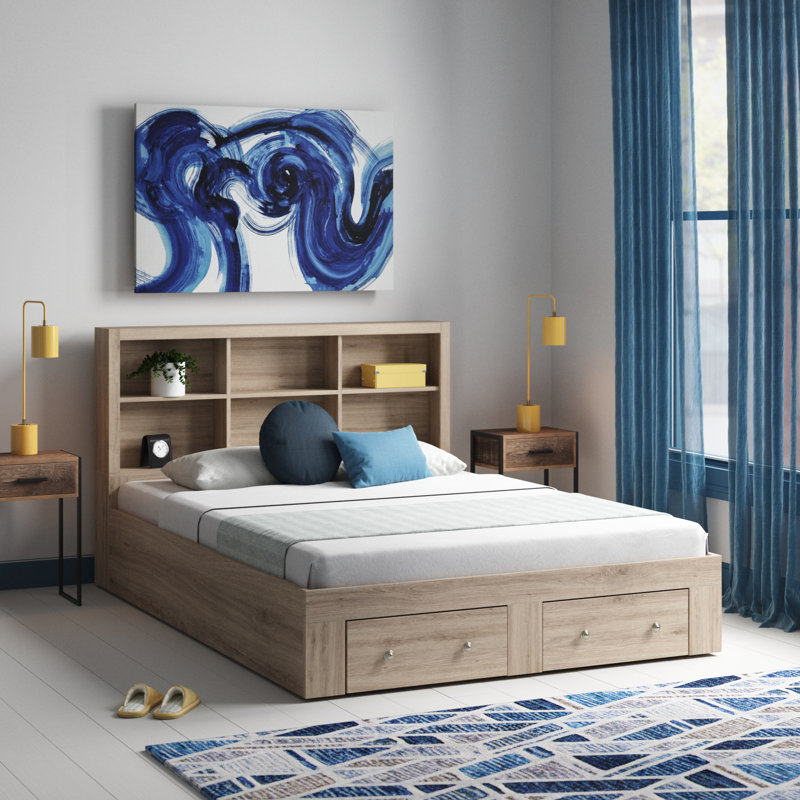 Beckville Bookcase Storage Bed, King