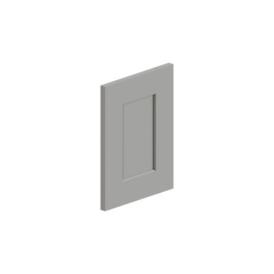 11-in x 15-in Shaker Sample Door, Light Grey