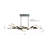 Modern 12-Light LED Crystal Chandelier -427584371