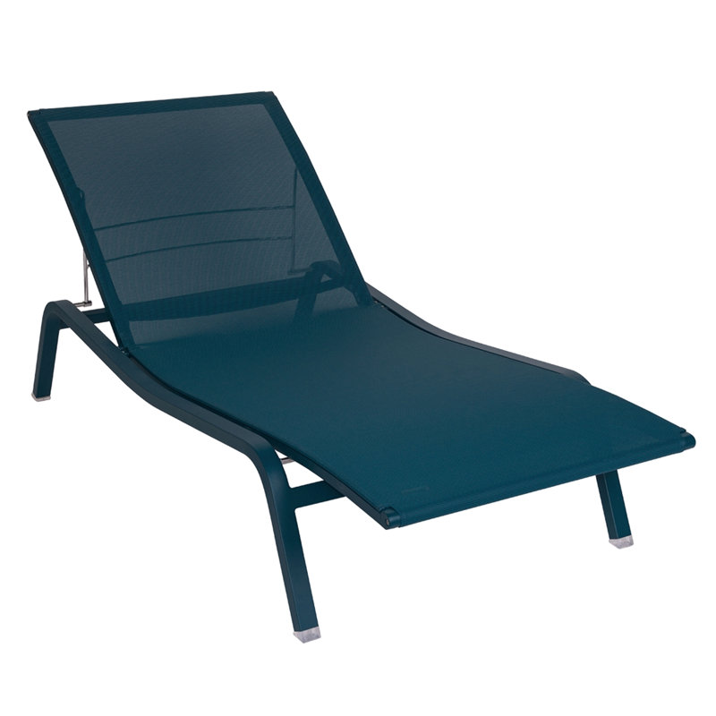 Alize Outdoor Chaise Lounge, Acapulco Blue