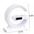 LED Table Lamp with Wireless Charger, Mini G Atmosphere Lamp with Bluetooth Speaker, Night Light Lamp Sunrise Alarm Clock, Smart Light Sound Machine for Bedroom