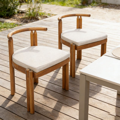 Wood Armless Dining Chair