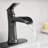 Single-Hole Single-handle Bathroom Faucet with Drain Assembly-97839224