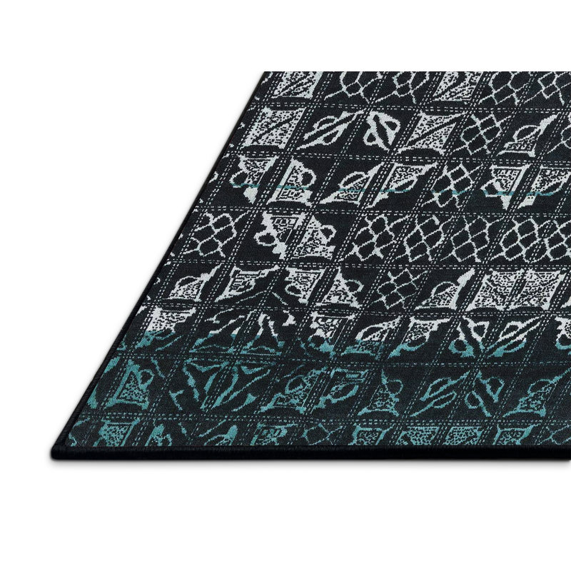 Abstract Indoor Rug, Rectangle 8' x 10'