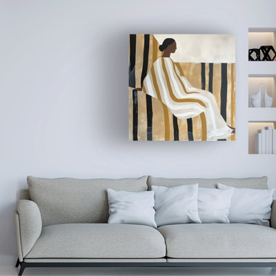 Art sur toile «Bachelor Mowzu Lady in Stripes»