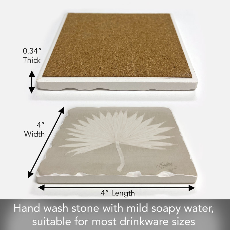 Créez votre propre ensemble de sous-verres Palm Frond I