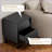 2-Pack Mid-Century MDF Nightstands with Vintage Bevel Design