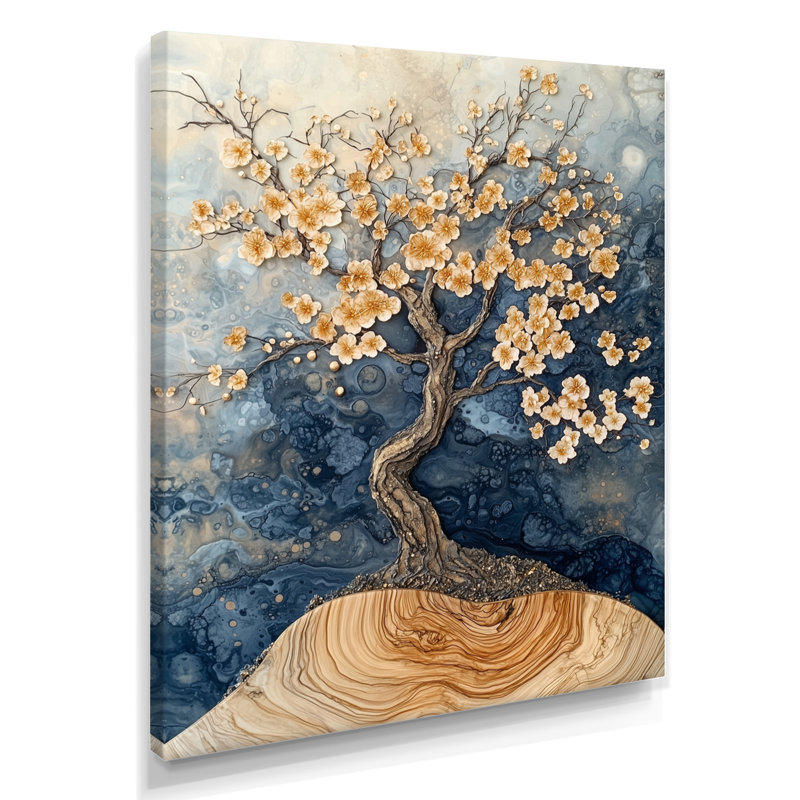 Hodgson - impression sur toile florale, Ne s'applique pas, Toile tendue, H 20 po x l 12 po