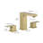 Bathroom Stainless Steel Faucets For Sink 3 Hole Nickel Gold 8 Inch Widespread Bathroom Sink Faucet Double Lever Handle Faucet Bathroom Vanity Faucet Basin Mixer Tap Faucet With Hose-125230844