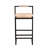 Leather Metal Side Chair Dining Chair with Back Support Counter-2070034154-2070034153