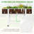 Ethelle Movable Raised Garden Beds Outdoor With Lockable Wheels-2120802153-2120802151
