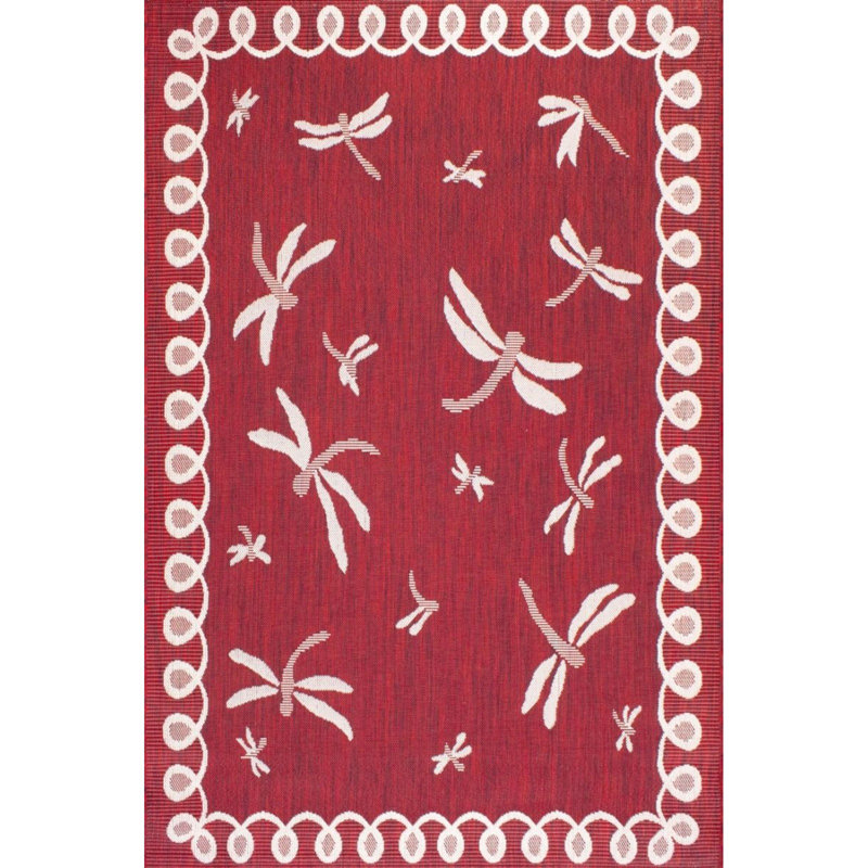 Anterius Abstract Indoor / Outdoor Area Rug, Runner 60 x 120cm