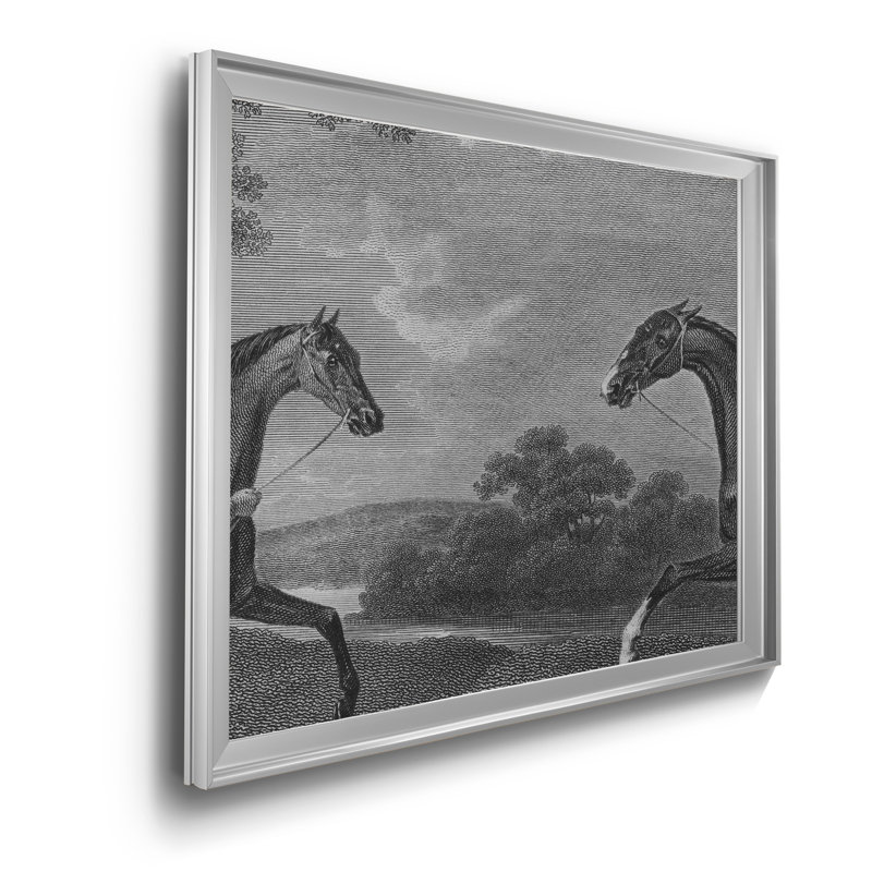 «King Herod and Flying Childers», reproduction d'art sur toile encadrée, Argent, H 22,5 po x l 30,5 po x P 1,5 po